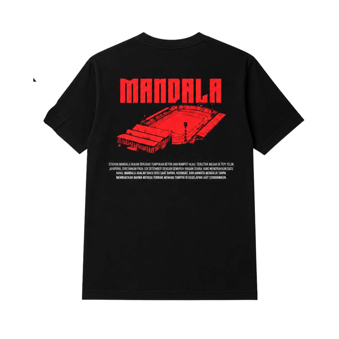 CKARSA - T-SHIRT PERSIPURA MANDALA STADIUM  - BLACK