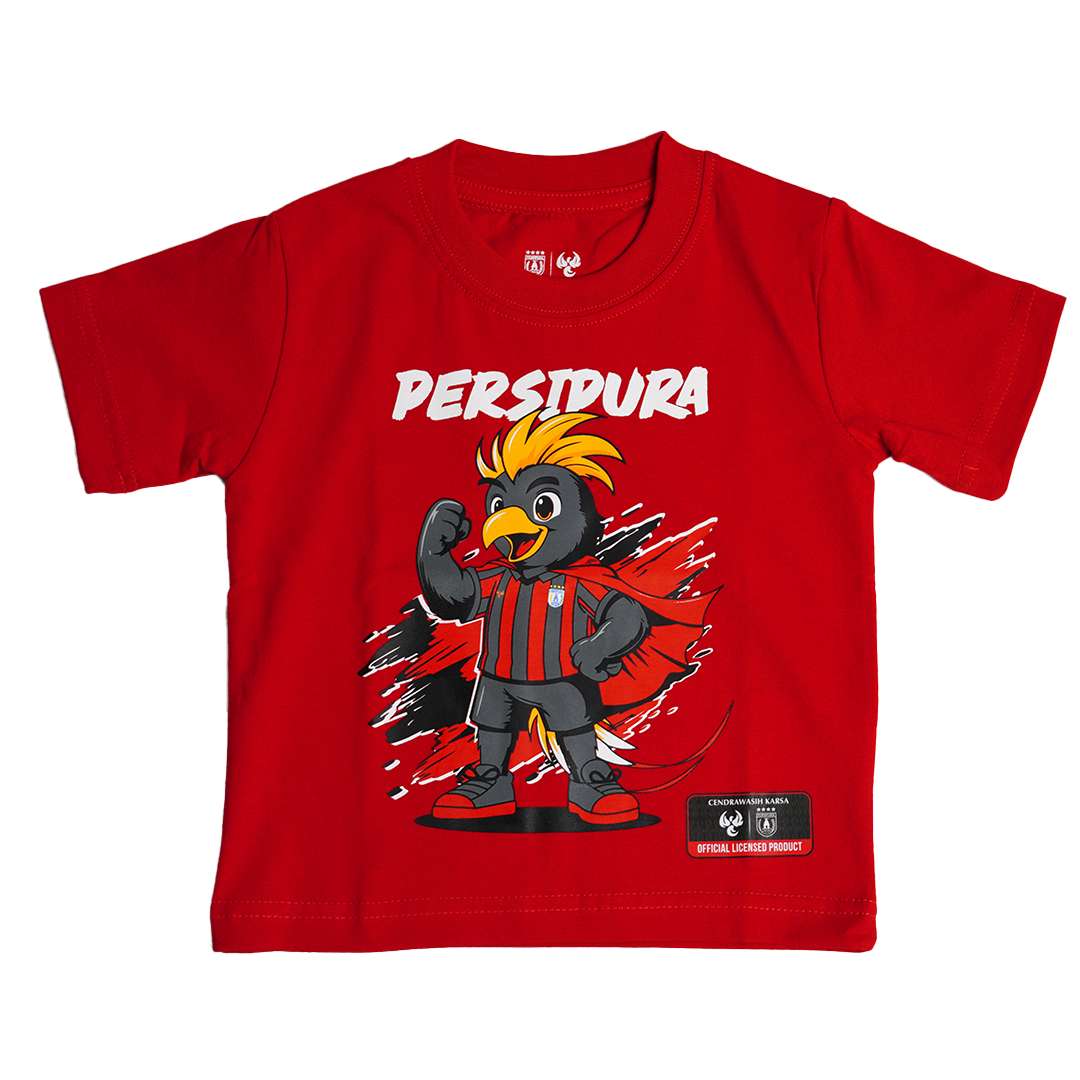 CKARSA - T-SHIRT KIDS BIRD OF PARADISE - RED