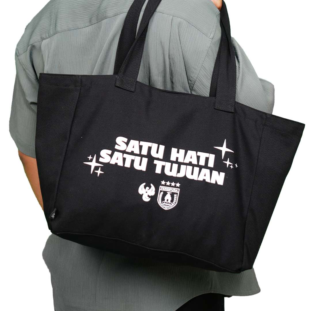 CKARSA - TOTEBAG SATU HATI SATU TUJUAN  - BLACK