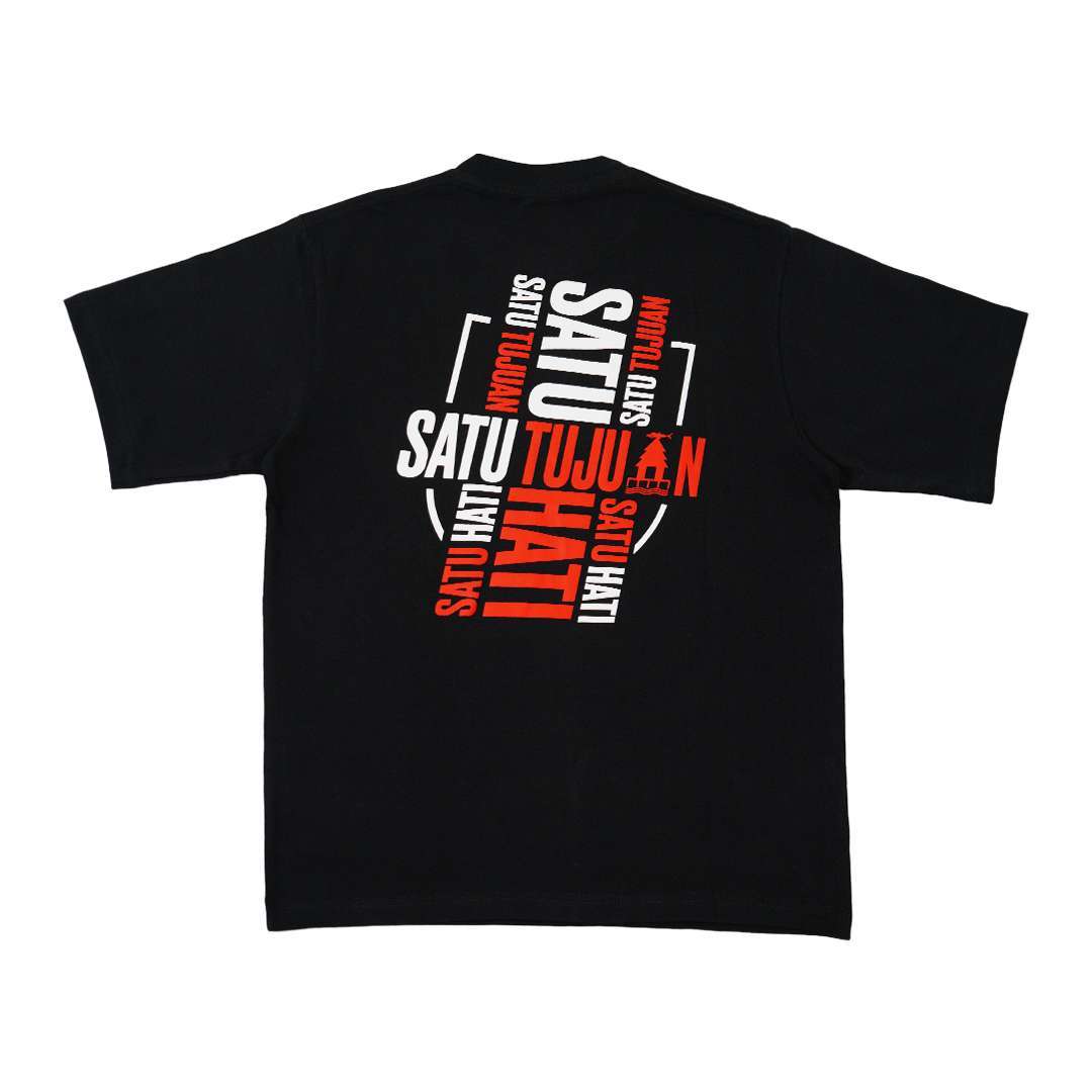 CKARSA - T-SHIRT SATU HATI SATU TUJUAN - BLACK